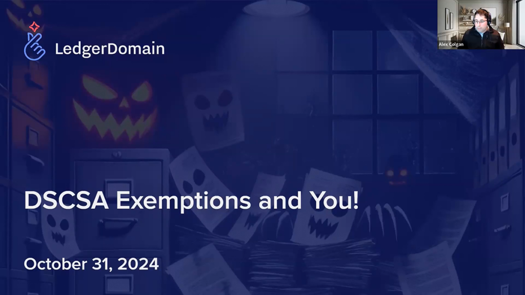 Webinar: DSCSA Exemptions and You! (With Special Guest Tish Pahl)